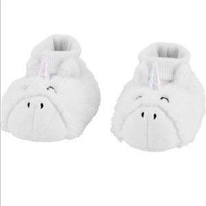 Baby unicorn slippers (0-6m)